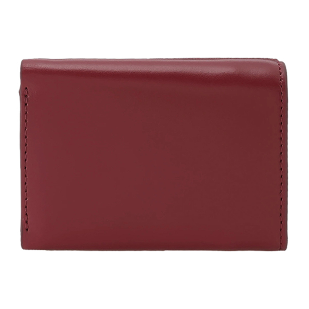 Furla Miss Red Dark Trifold Leather Mimi Wallet
